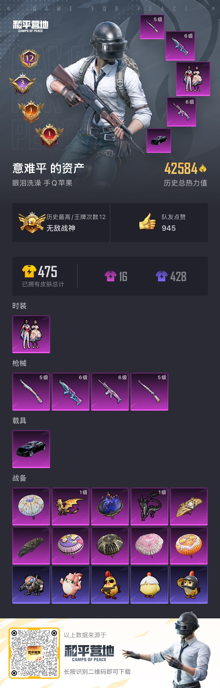 HPCMW420970和平精英账号详情图2 HPCMW420970和平精英账号详情图2