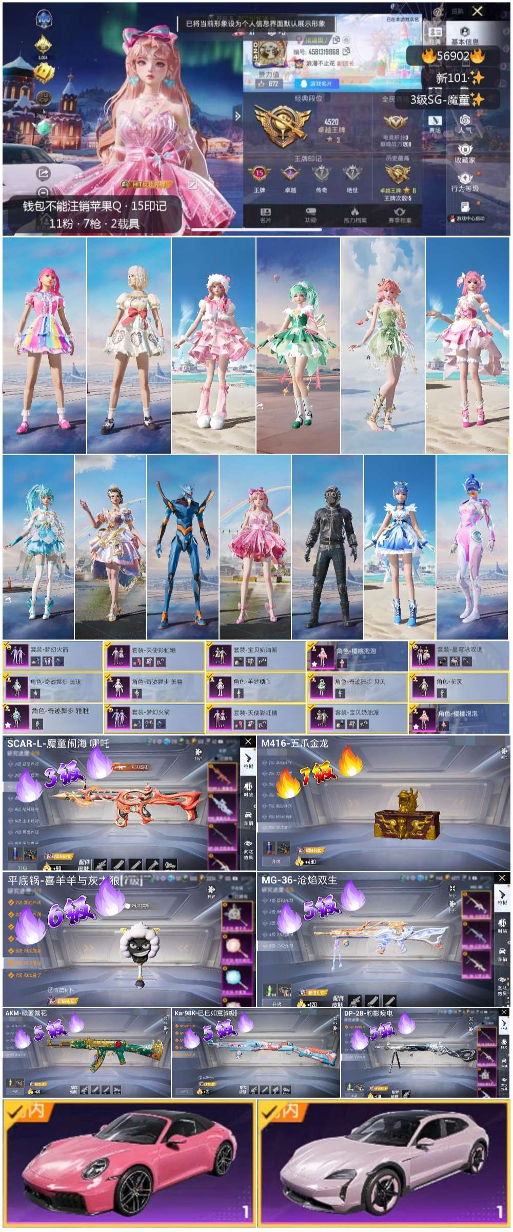 HPSJ419070和平精英账号详情图2