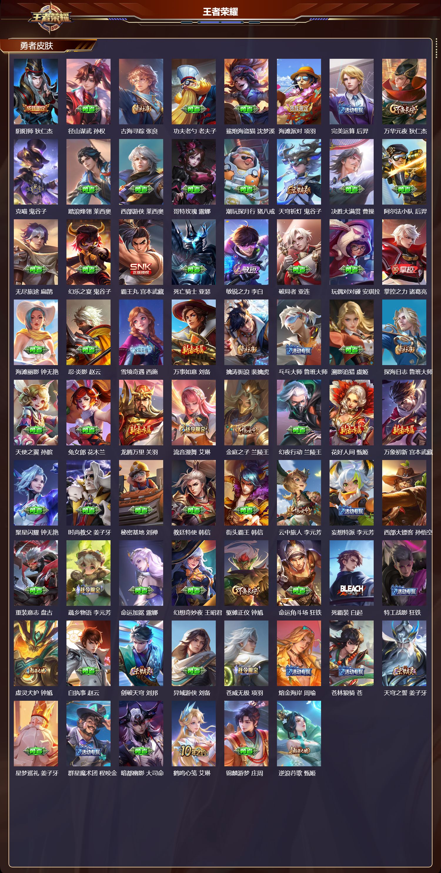 WZMK436732王者荣耀账号详情图3