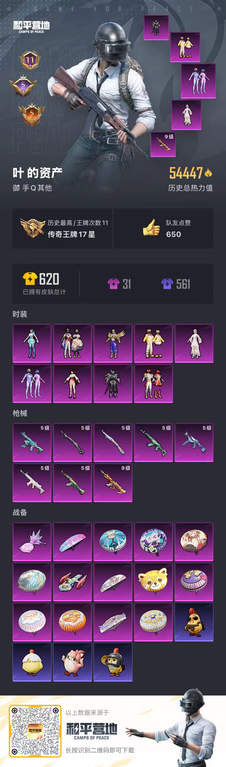 HPSJ418987和平精英账号详情图3