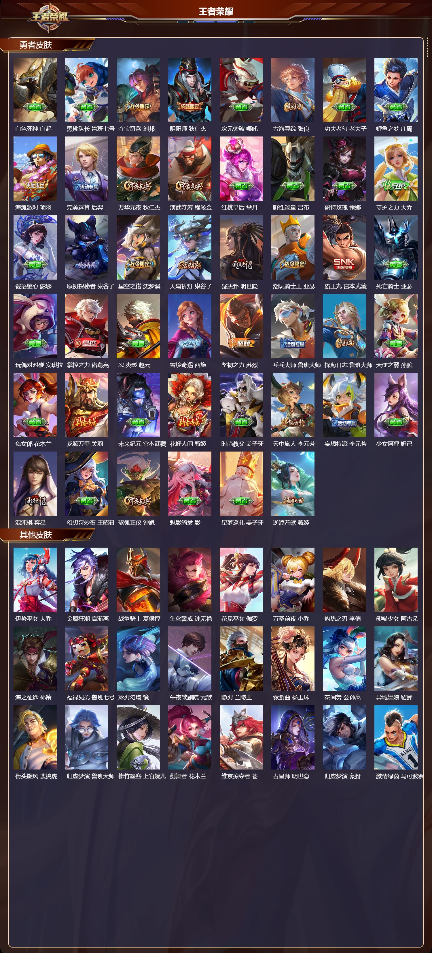 WZQM440716王者荣耀账号详情图4