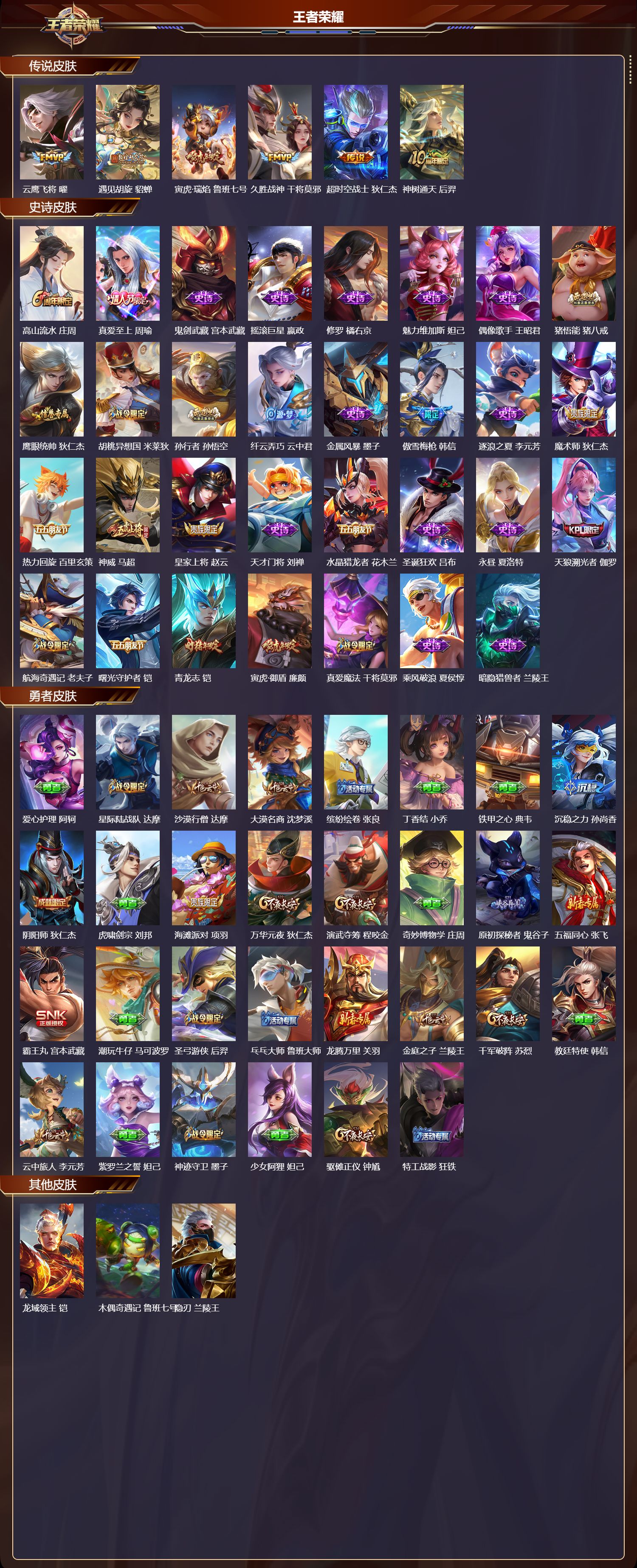 WZCMW437052王者荣耀账号详情图6 WZCMW437052王者荣耀账号详情图6