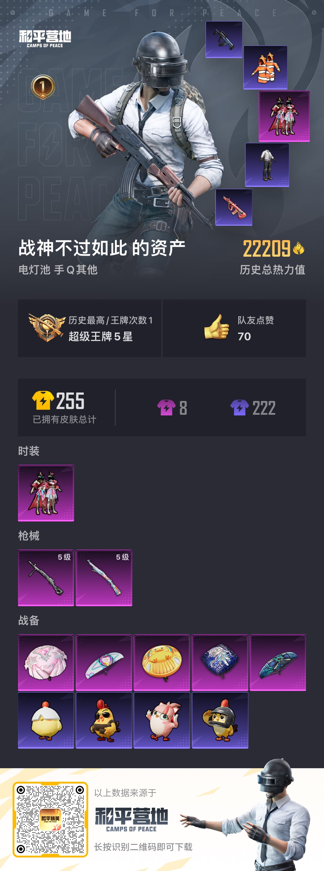 HPSJ420343和平精英账号详情图4 HPSJ420343和平精英账号详情图4