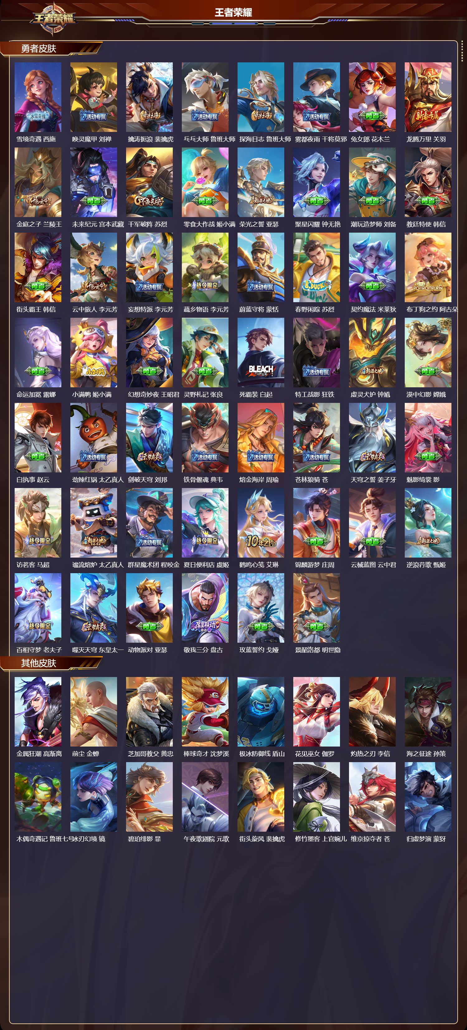 WZQM440684王者荣耀账号详情图5