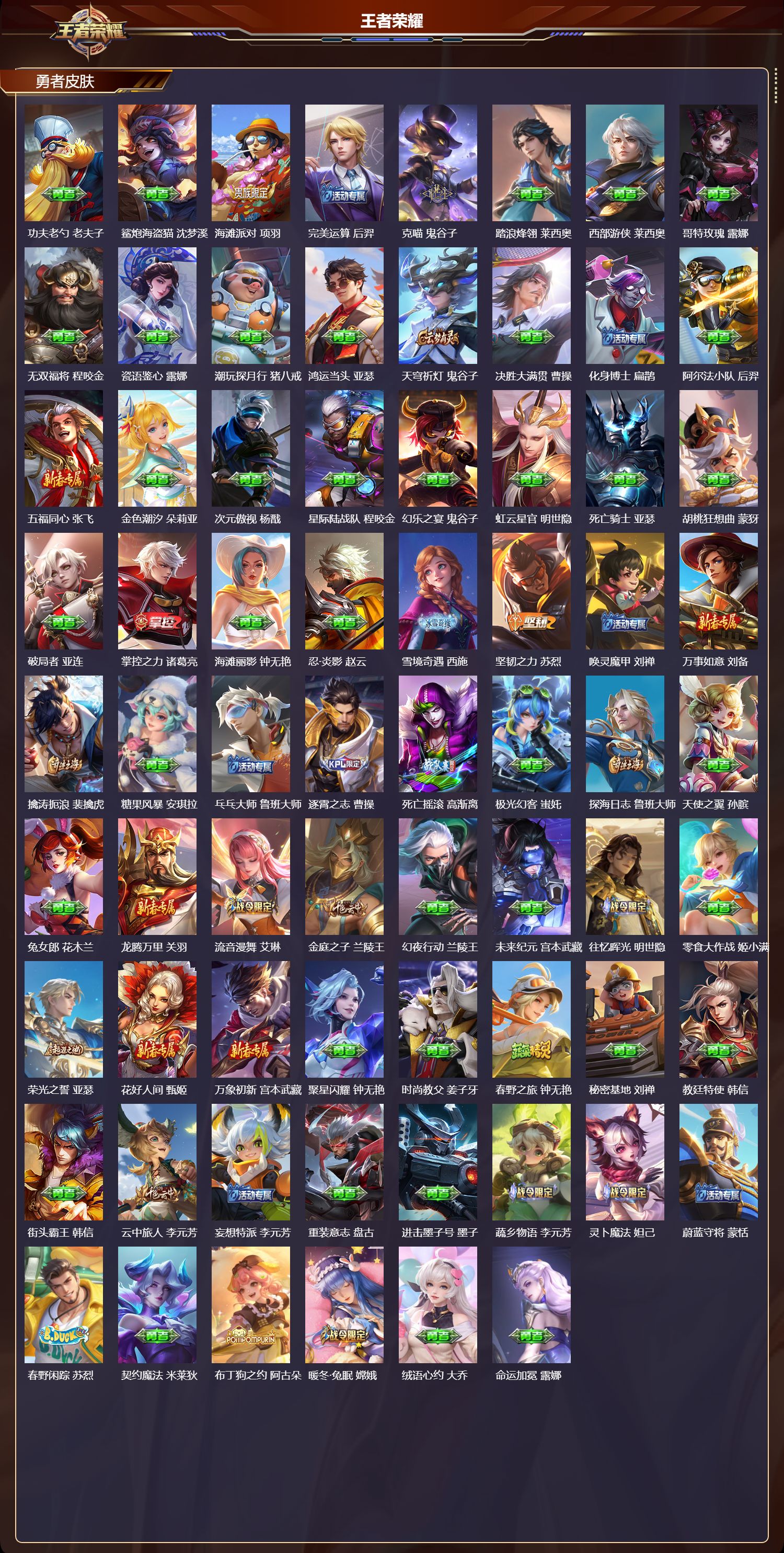 WZQM440678王者荣耀账号详情图5