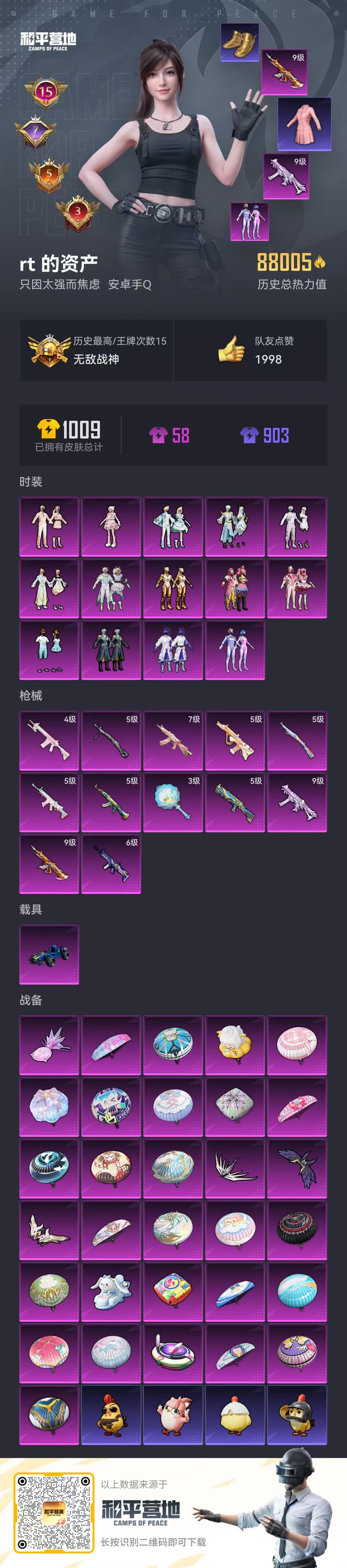 HPSJ420153和平精英账号详情图3 HPSJ420153和平精英账号详情图3