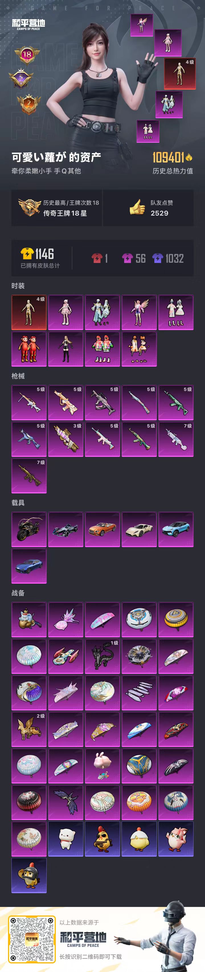 HPCMW421067和平精英账号详情图3 HPCMW421067和平精英账号详情图3