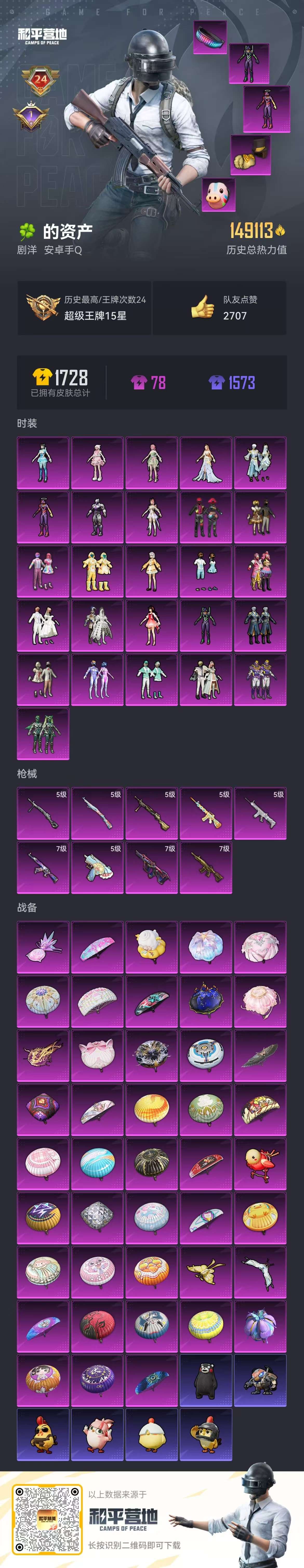 HPSJ420334和平精英账号详情图5