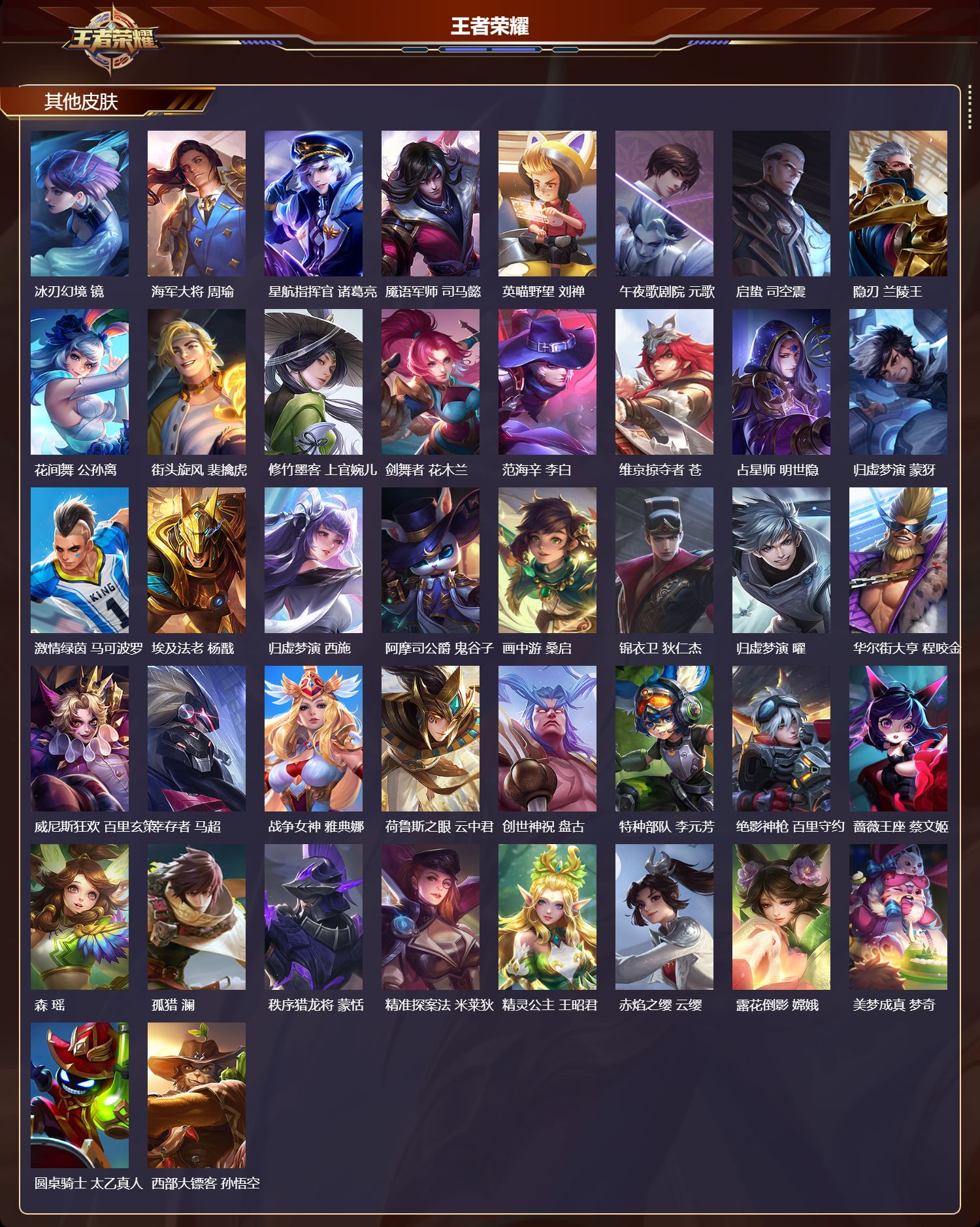 WZMK440663王者荣耀账号详情图4