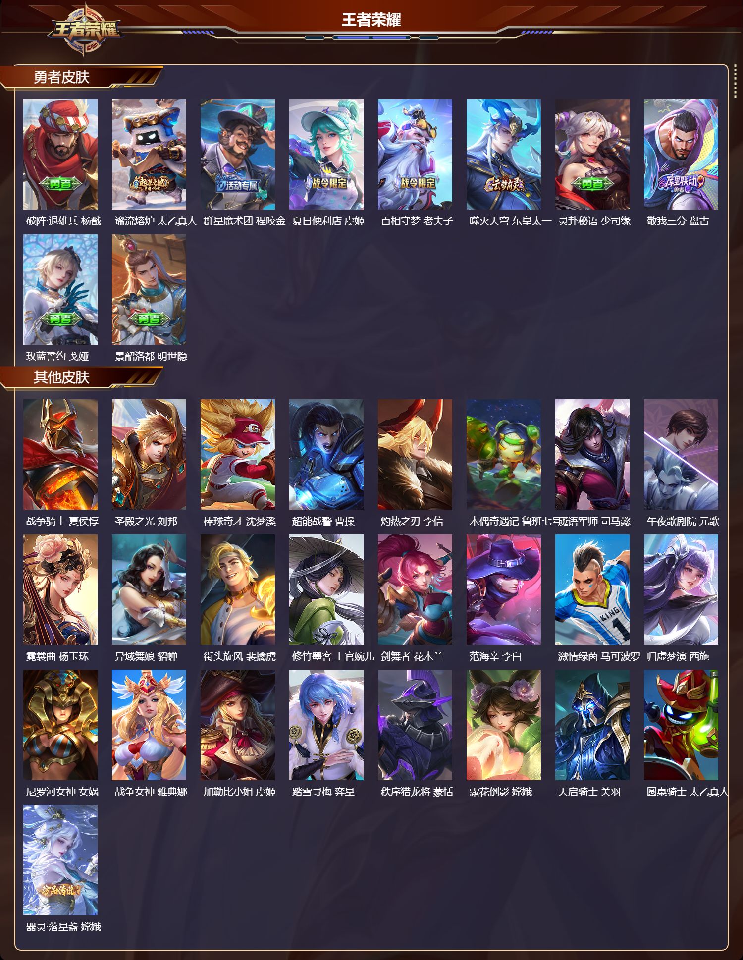 WZQM440650王者荣耀账号详情图5