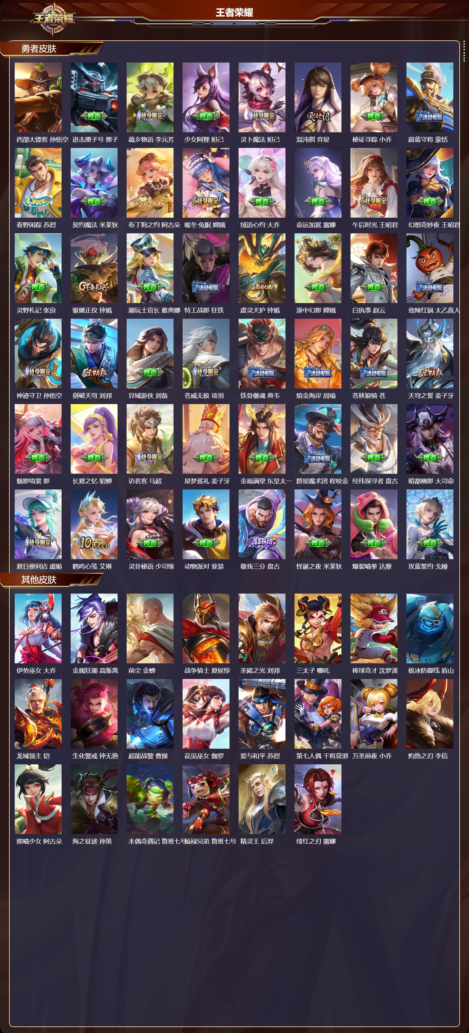 WZQM440730王者荣耀账号详情图6