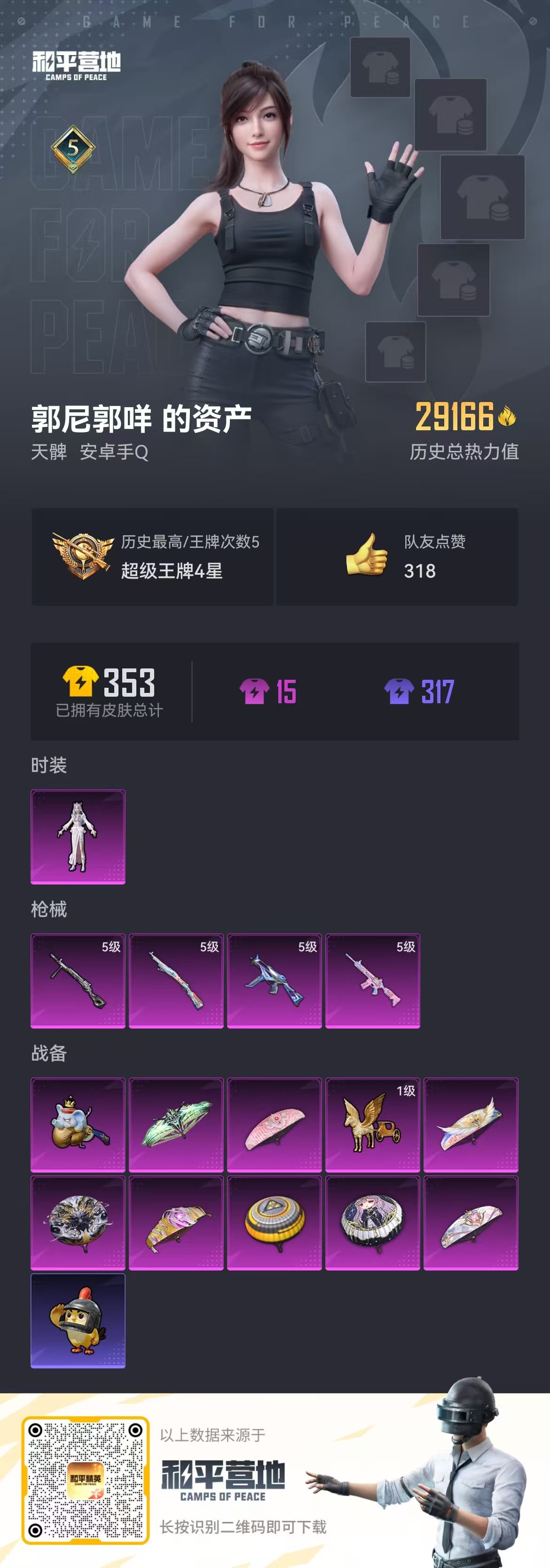 HPCMW424737和平精英账号详情图2