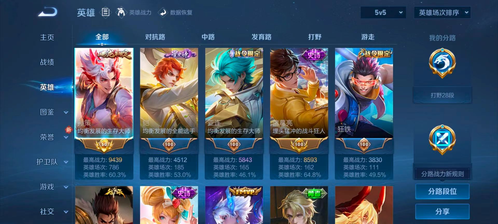 WZCMW437053王者荣耀账号详情图5