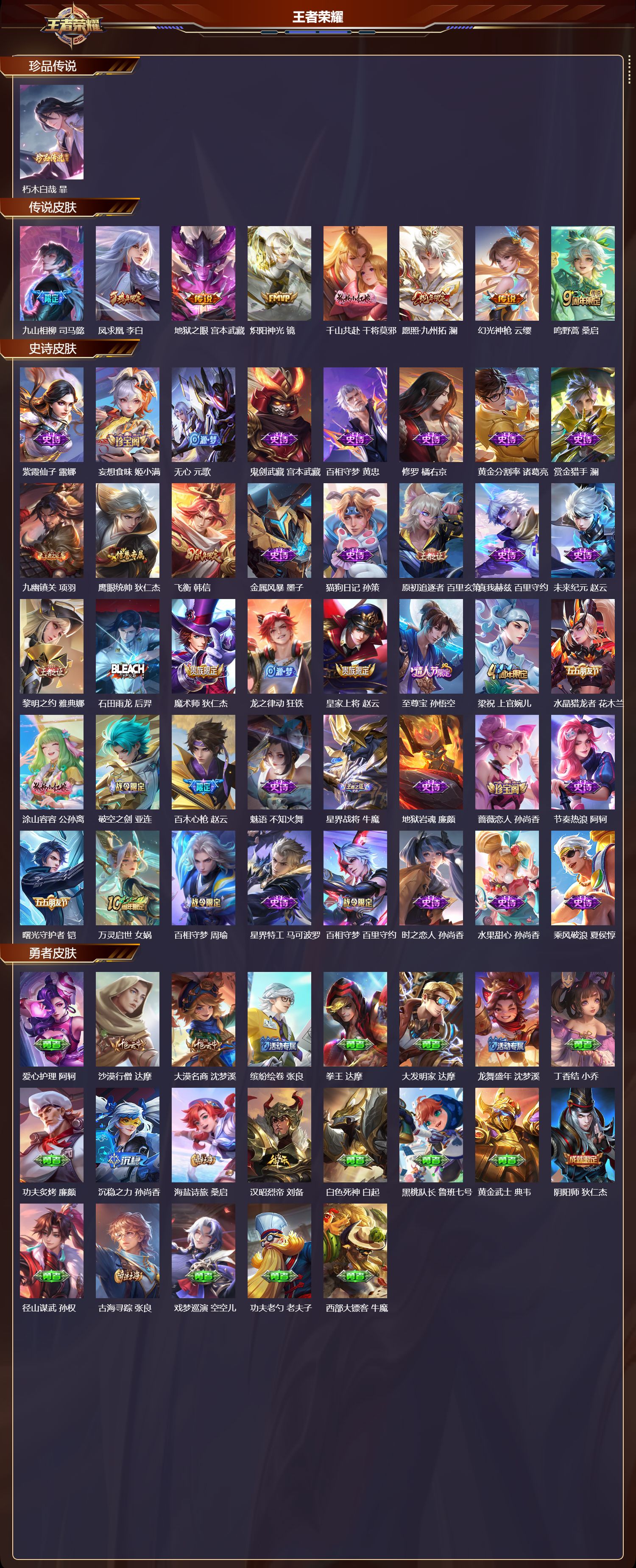 WZMK440724王者荣耀账号详情图2 WZMK440724王者荣耀账号详情图2