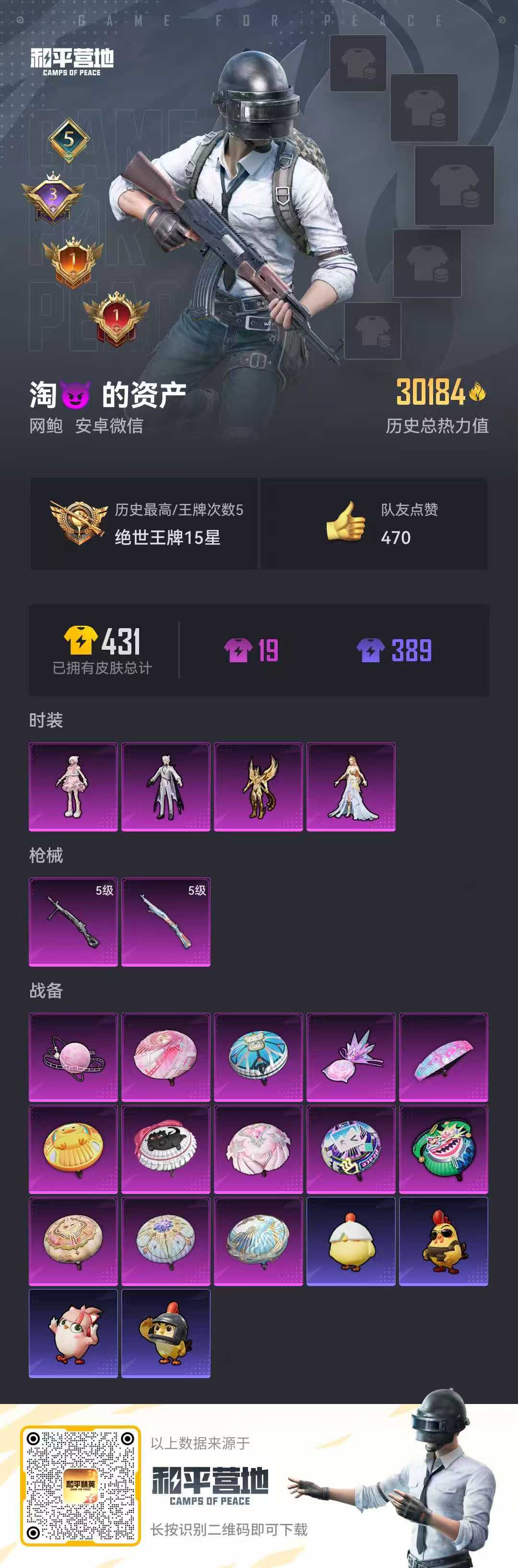 HPCMW421045和平精英账号详情图2