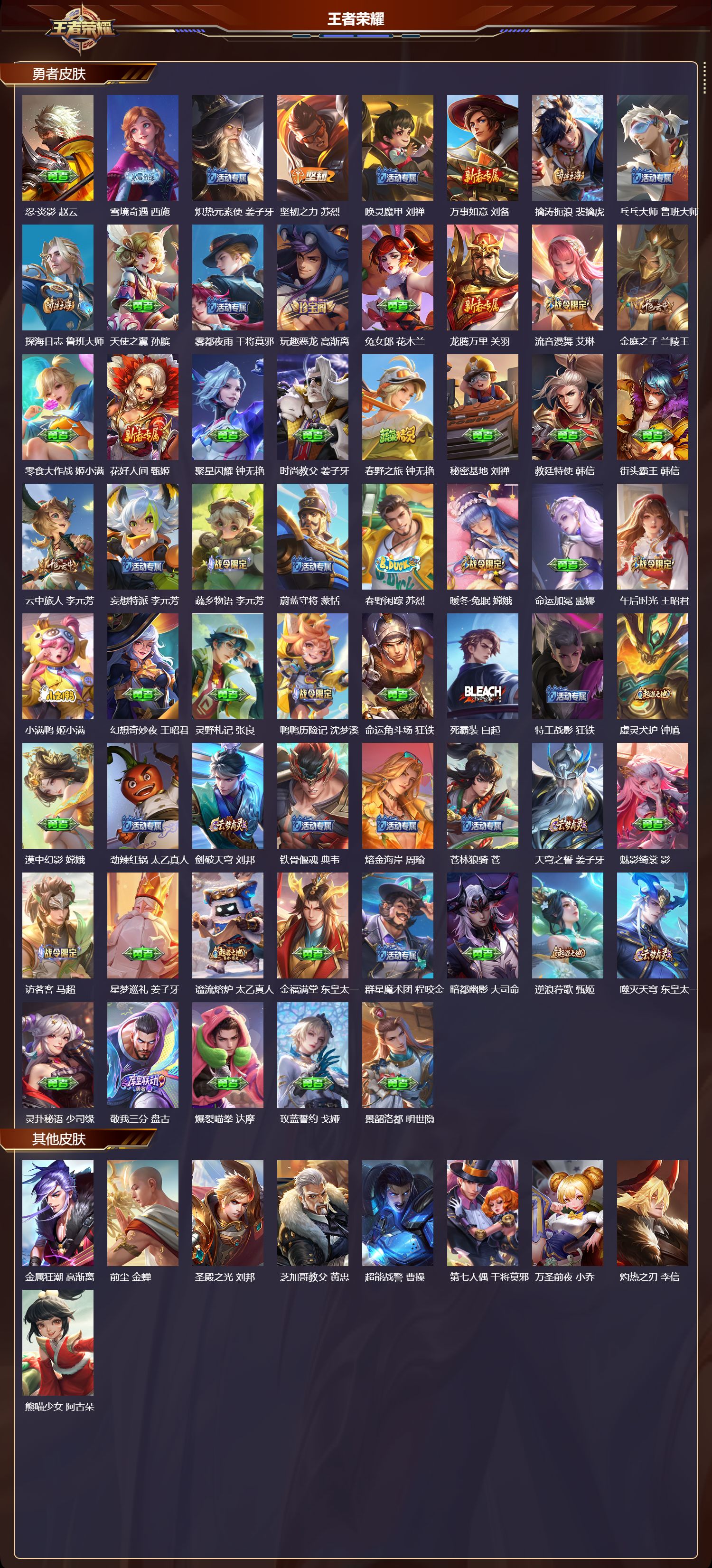 WZQM440707王者荣耀账号详情图5