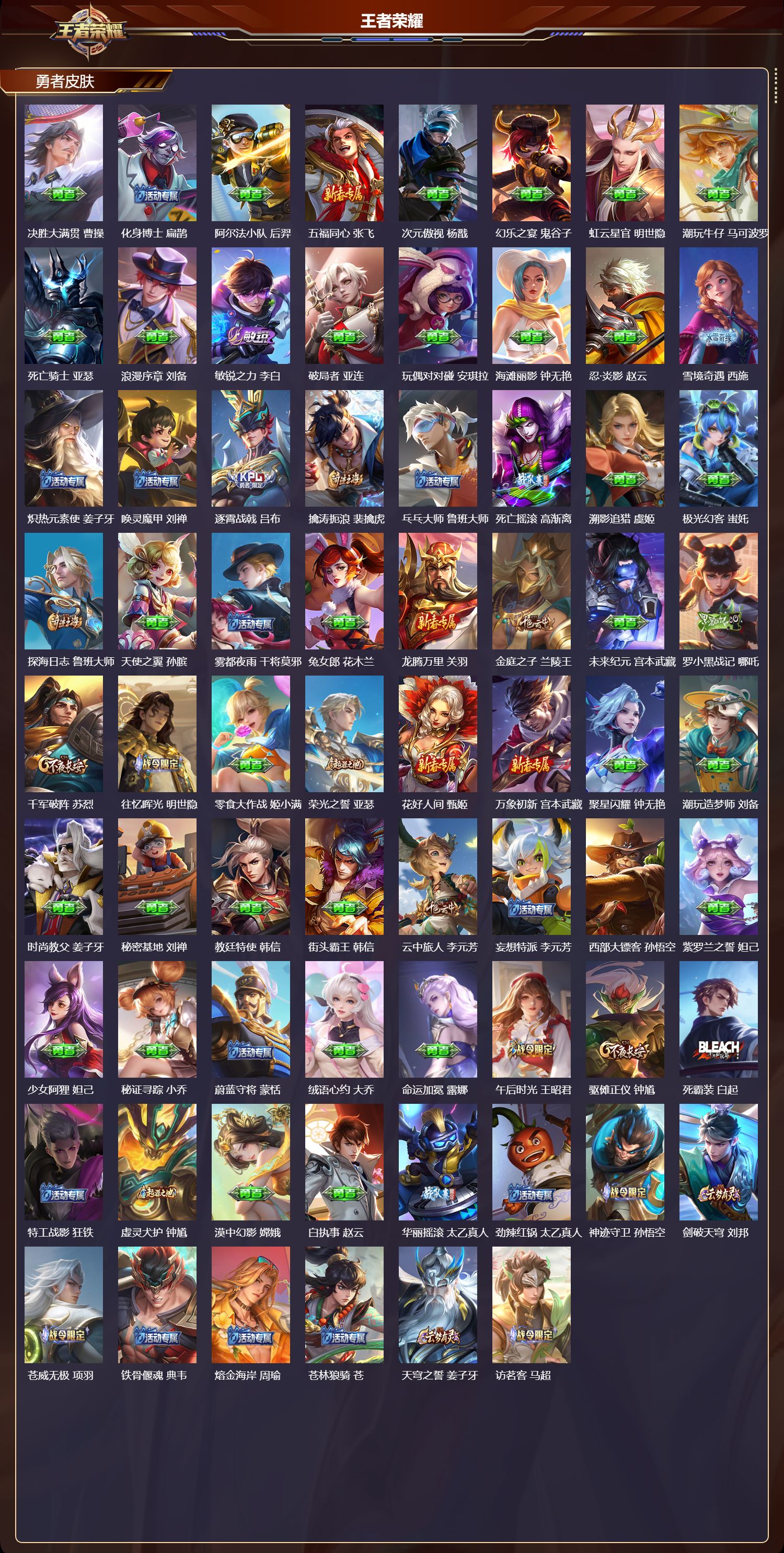 WZMK443724王者荣耀账号详情图4