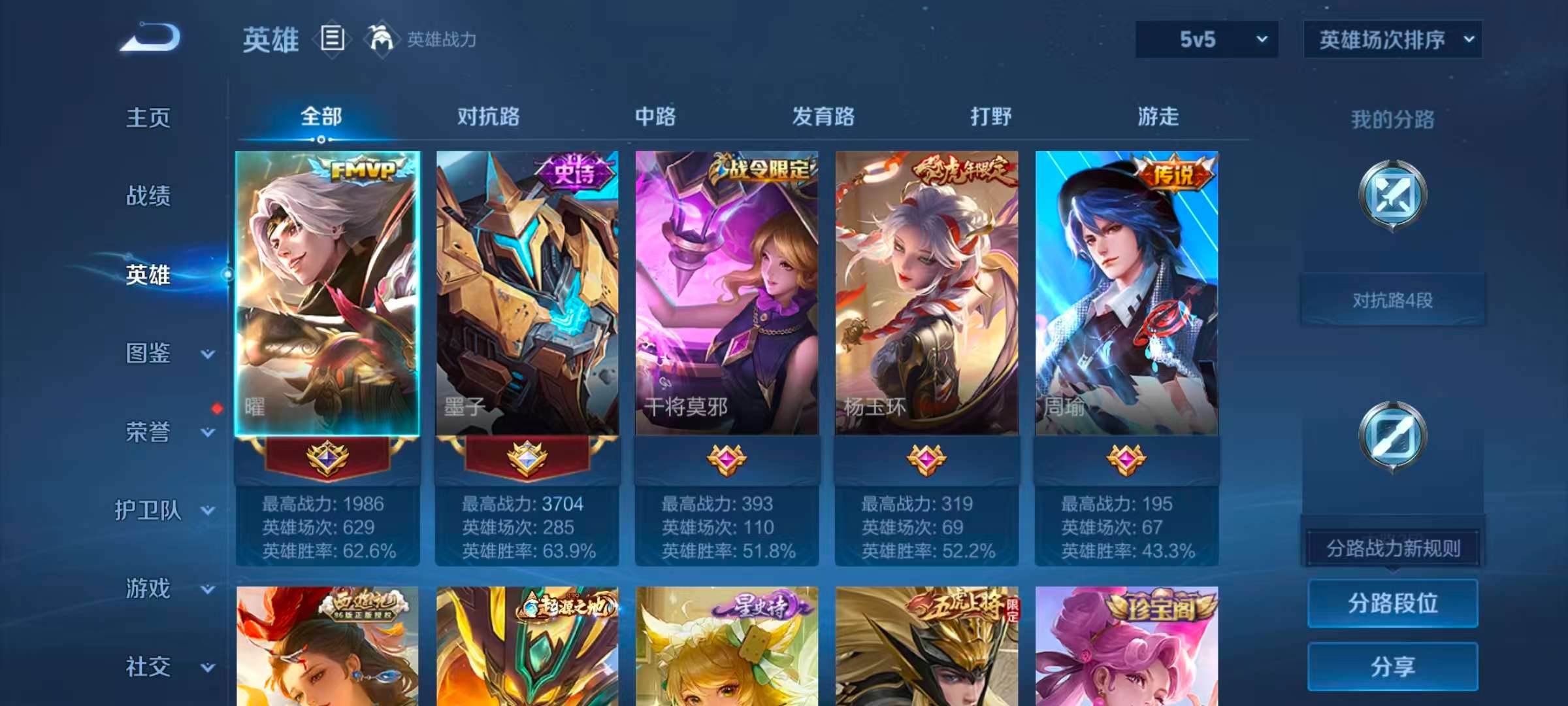 WZCMW441223王者荣耀账号详情图6