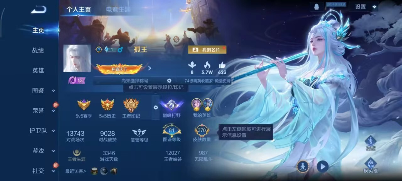 WZCMW441228王者荣耀账号详情图2