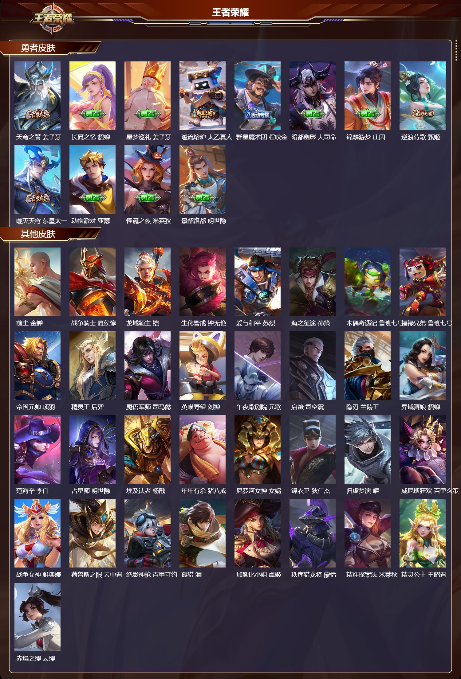 WZMK443723王者荣耀账号详情图4