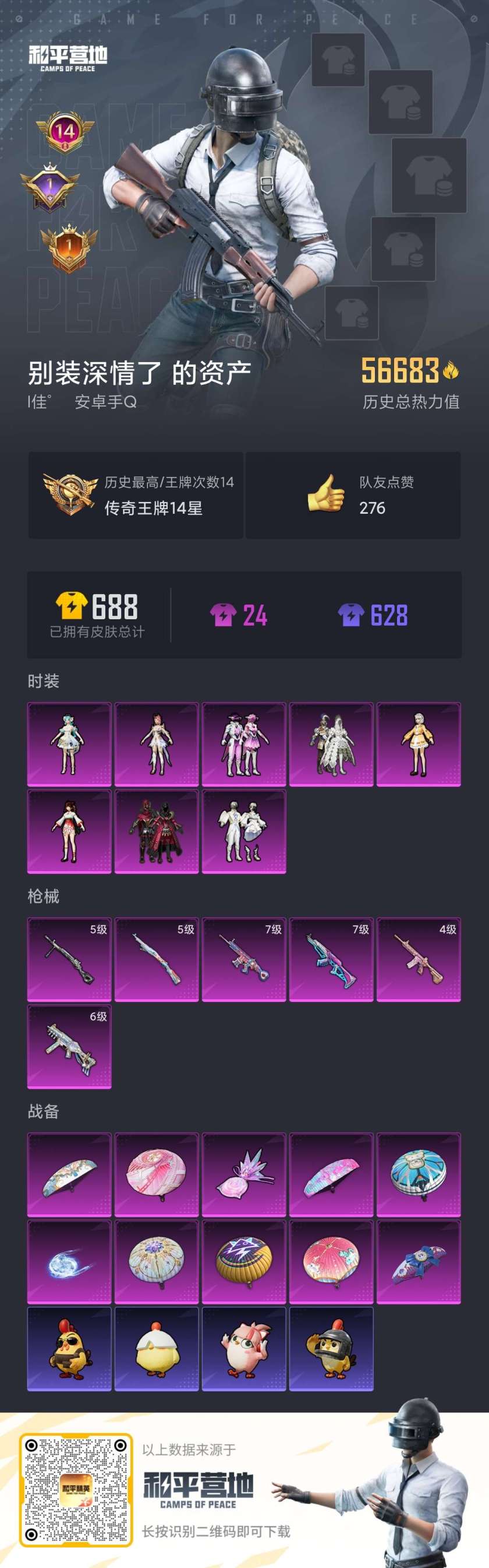 HPCMW421642和平精英账号详情图2