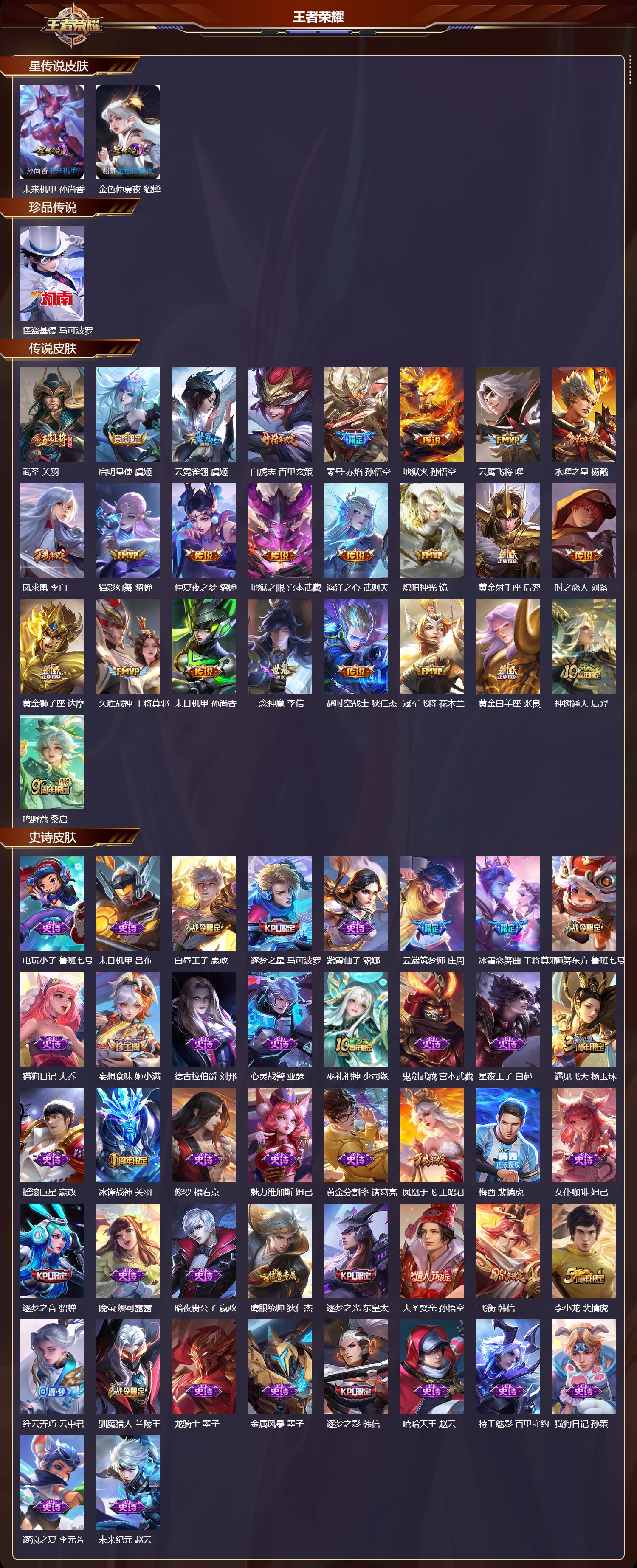 WZMK443714王者荣耀账号详情图2