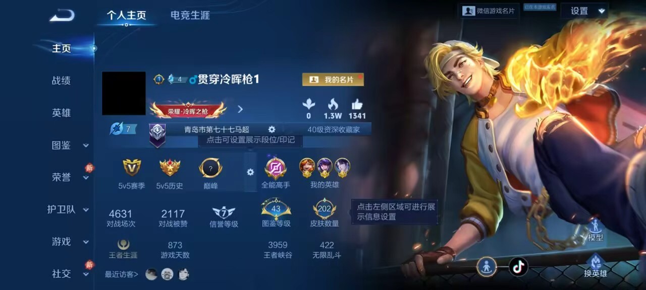 WZCMW441270王者荣耀账号详情图2