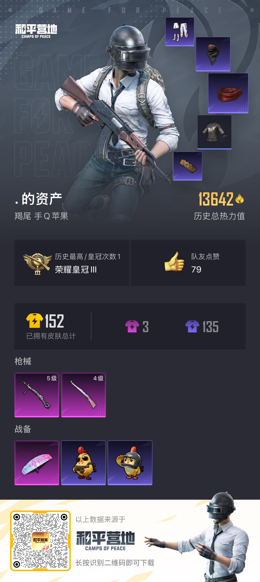 HPSJ427858和平精英账号详情图7