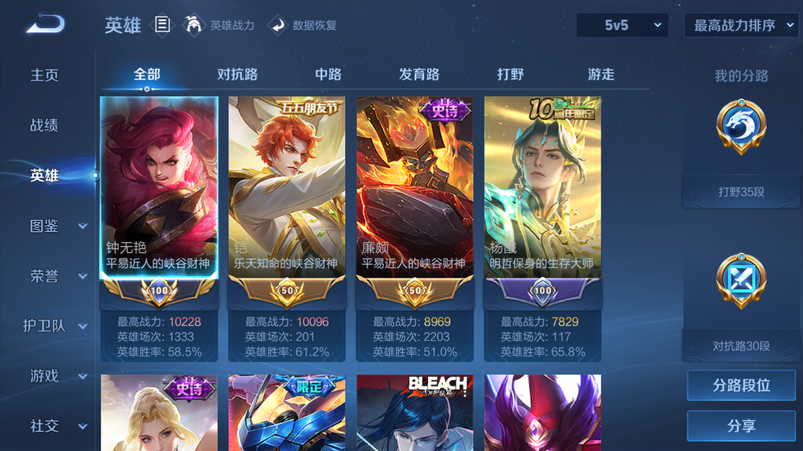 WZCMW447373王者荣耀账号详情图3