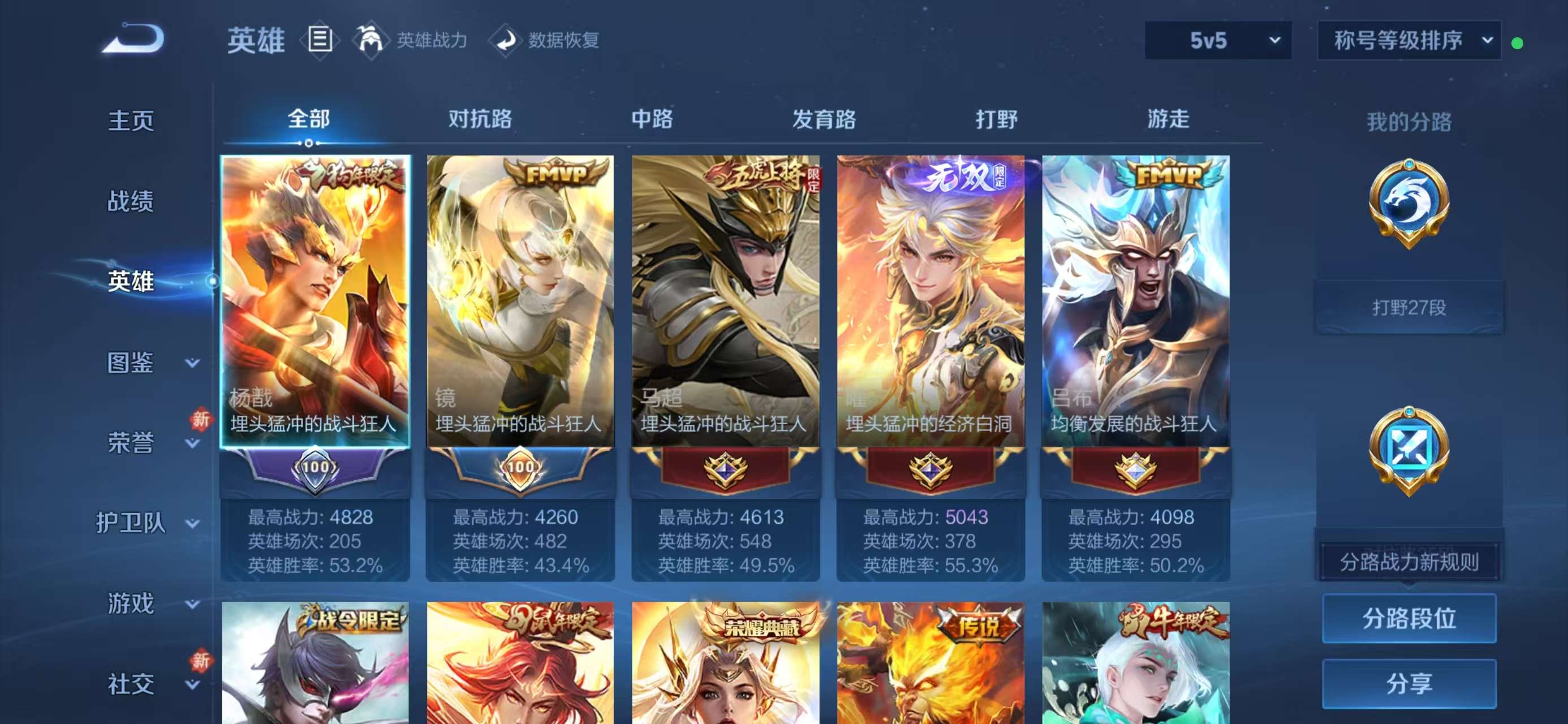 WZCMW441282王者荣耀账号详情图3