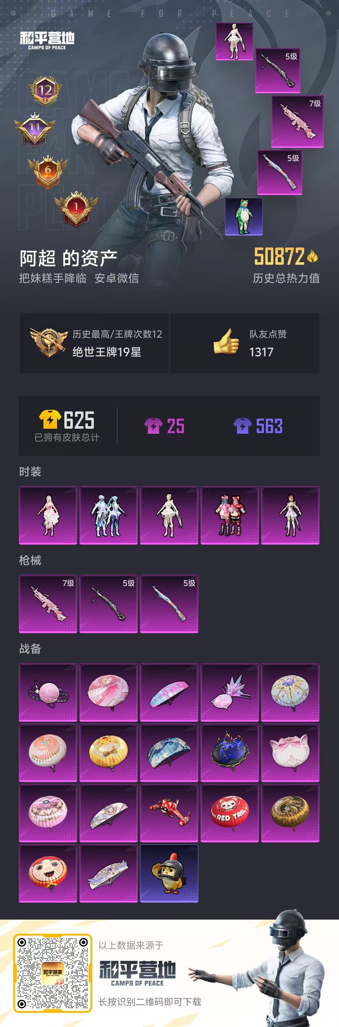 HPCMW421660和平精英账号详情图2