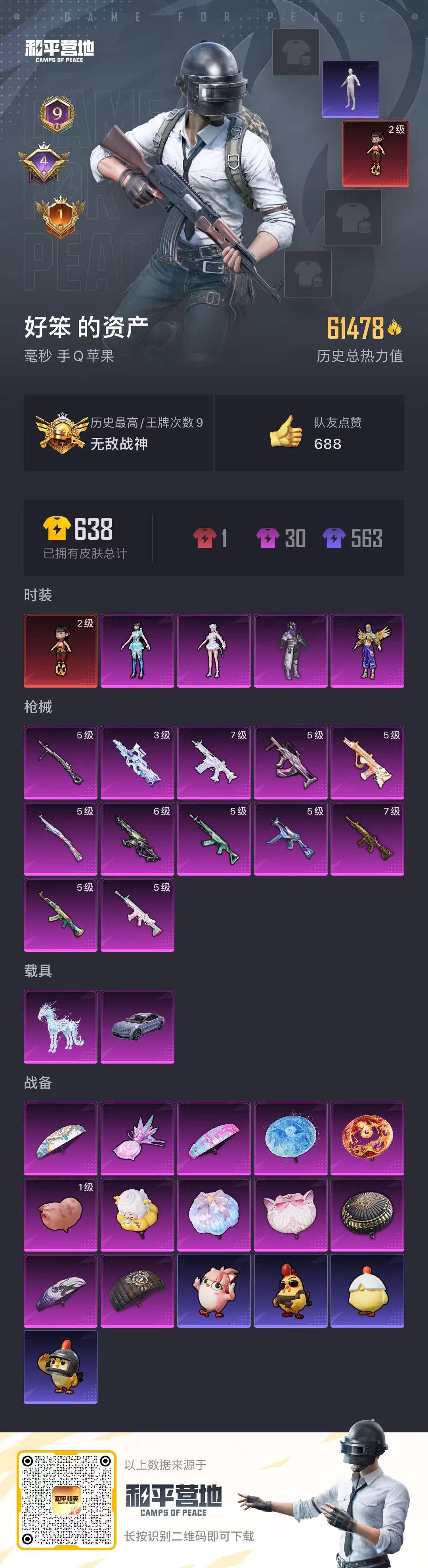 HPCMW468302和平精英账号详情图3