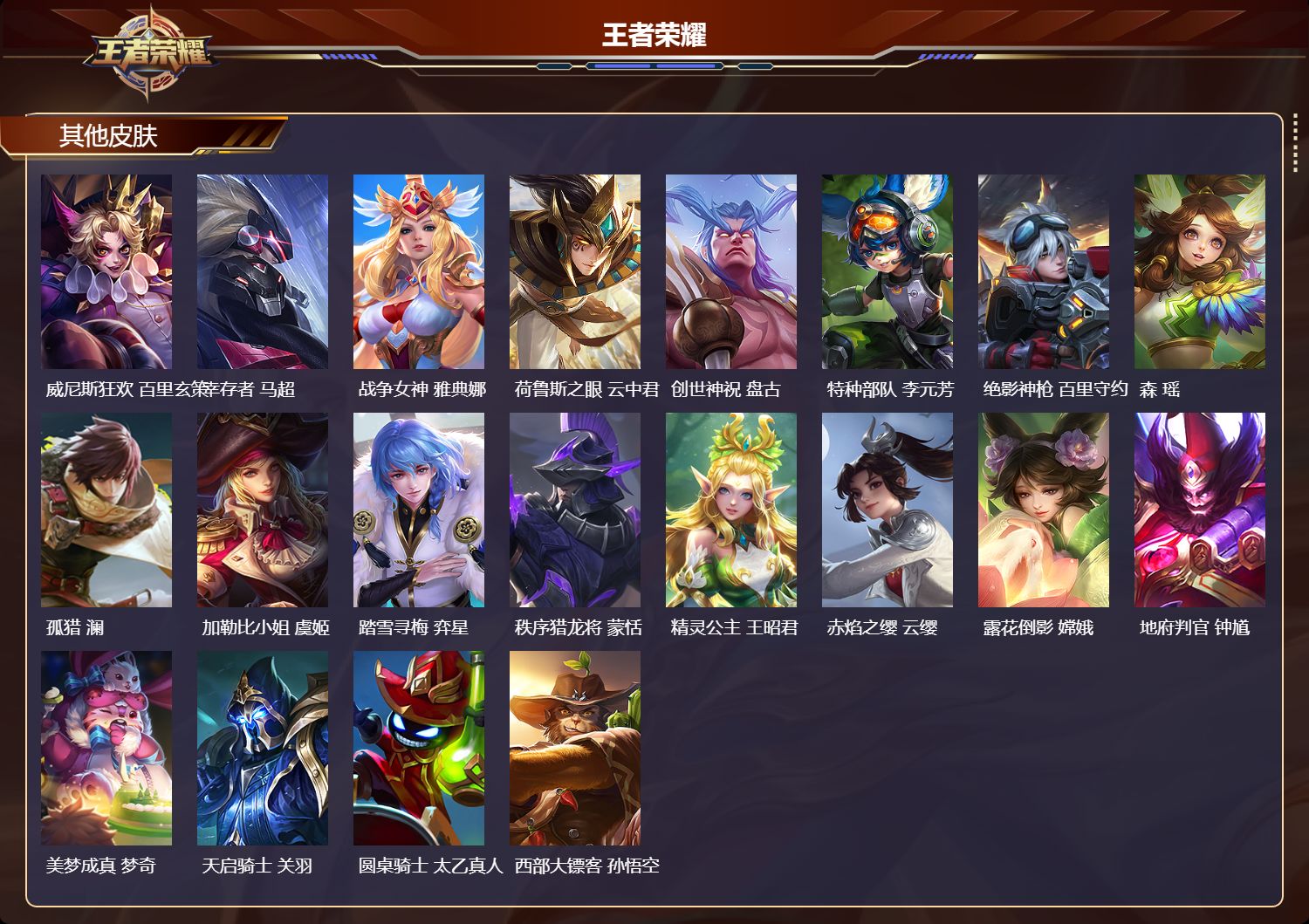 WZQM443729王者荣耀账号详情图6