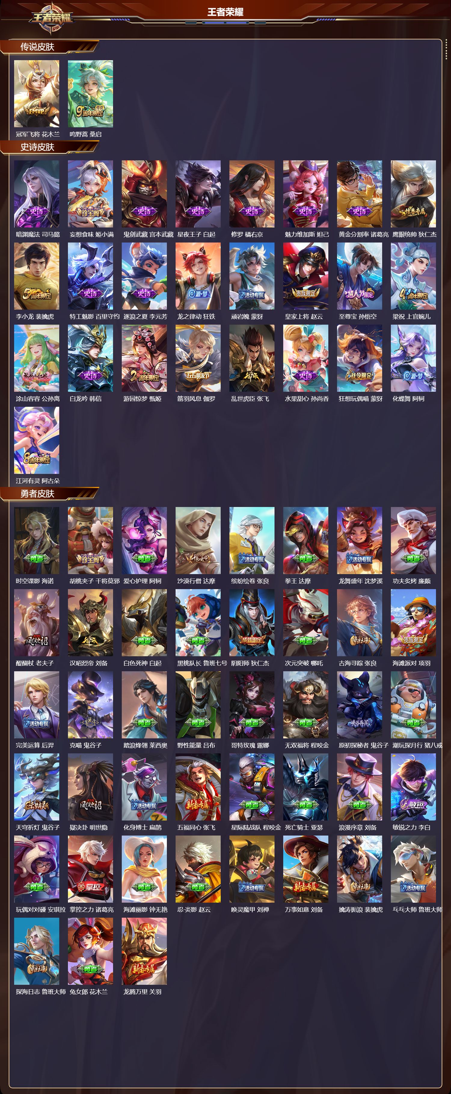 WZMK447267王者荣耀账号详情图2