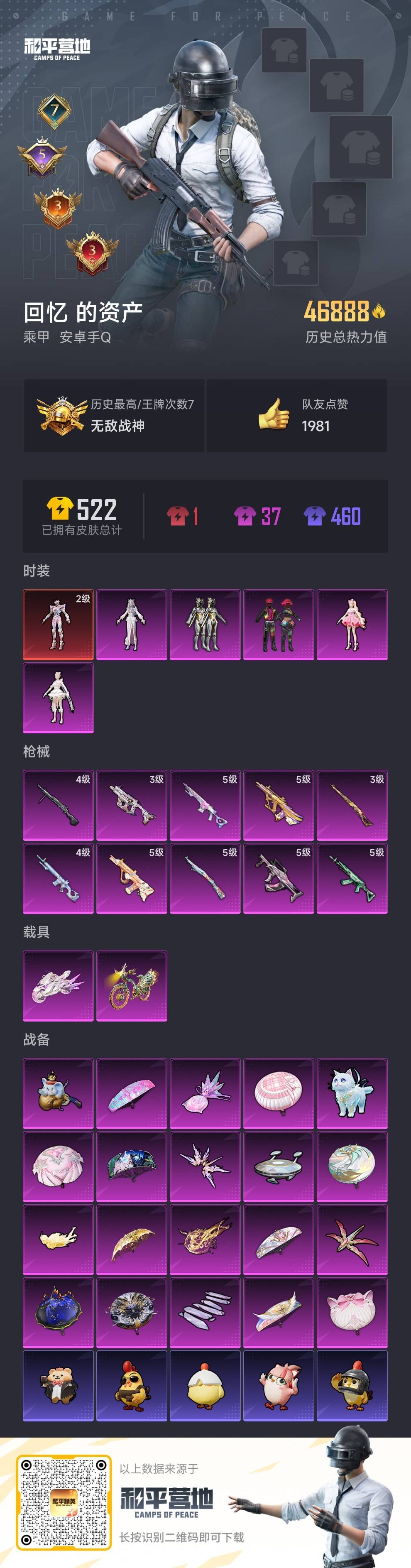 HPCMW424320和平精英账号详情图4