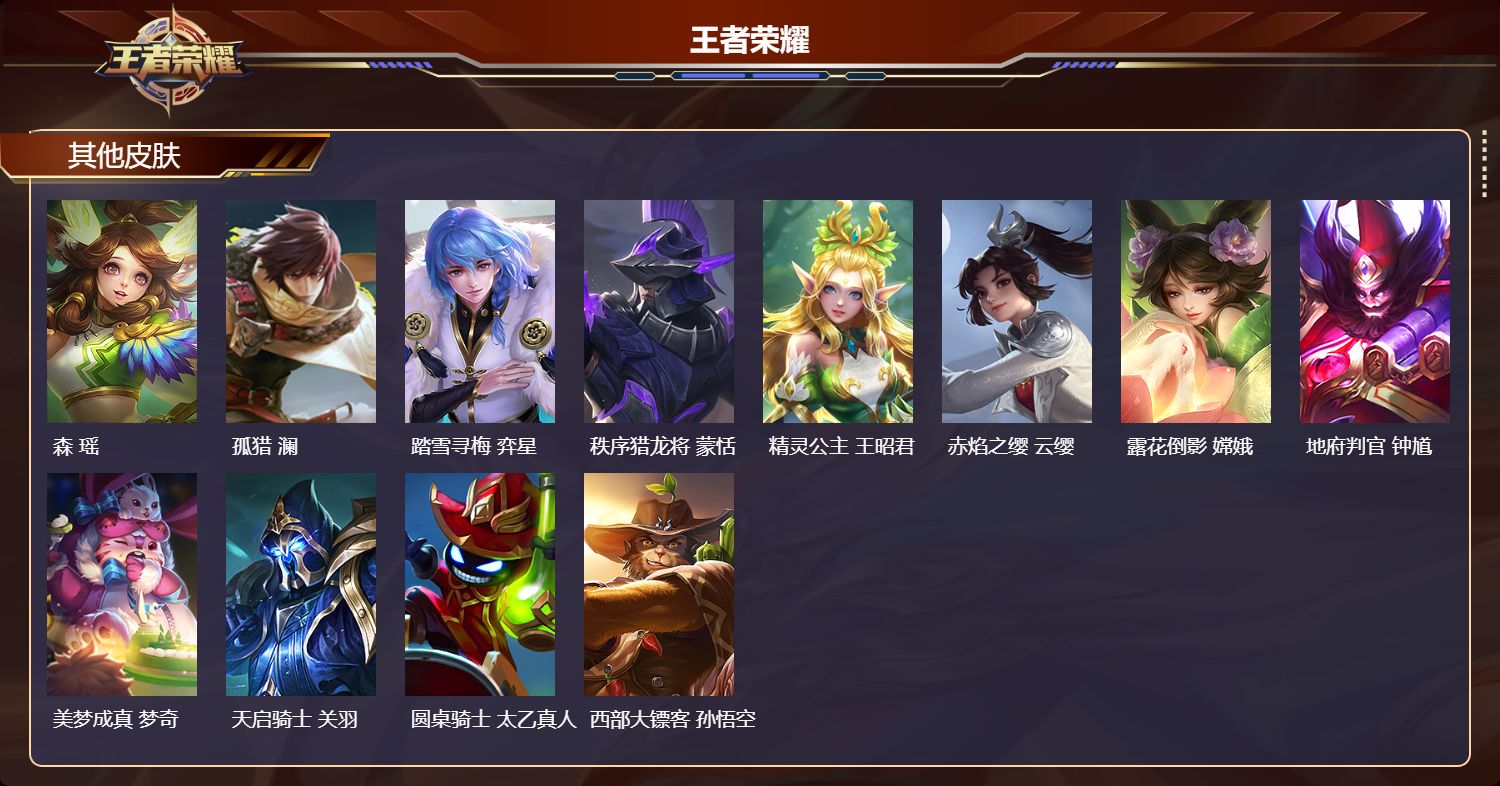 WZQM447281王者荣耀账号详情图8