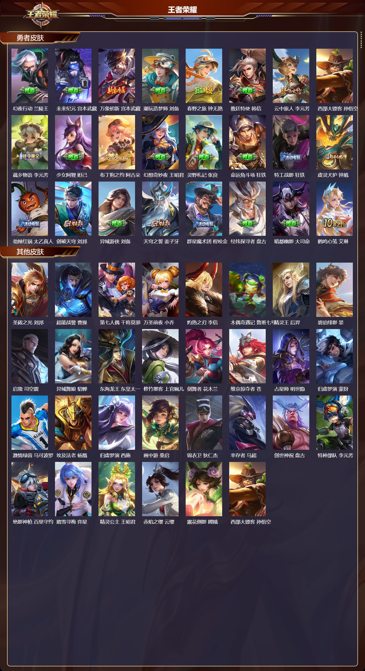 WZMK447273王者荣耀账号详情图3