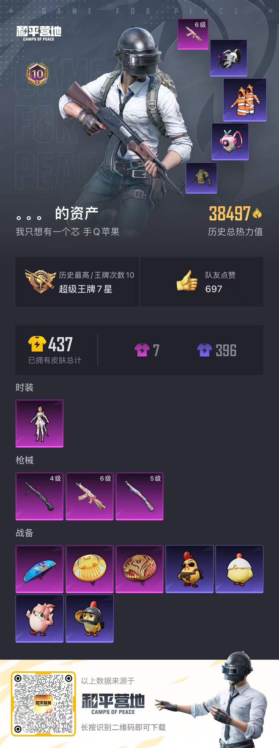 HPCMW424364和平精英账号详情图2