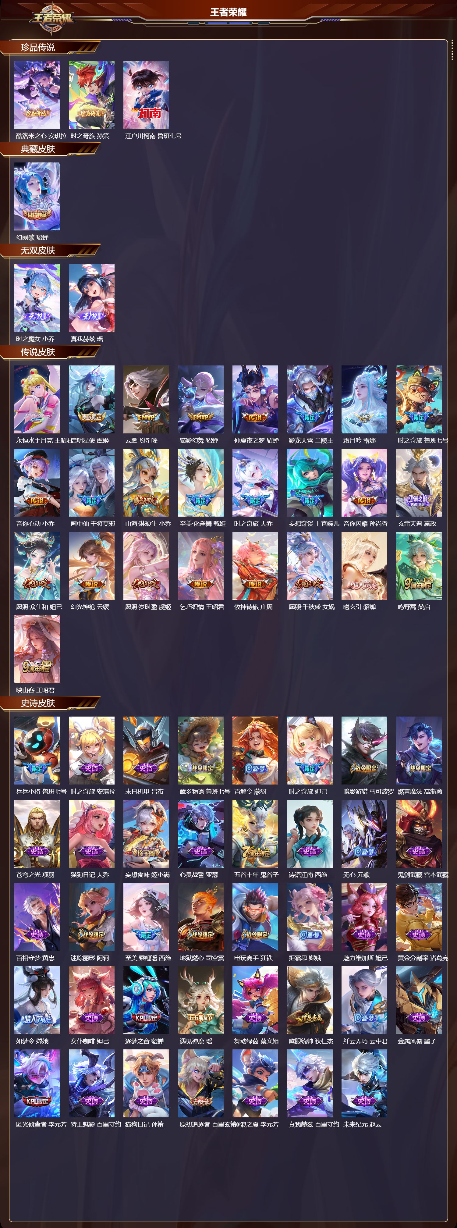 WZCMW446301王者荣耀账号详情图6