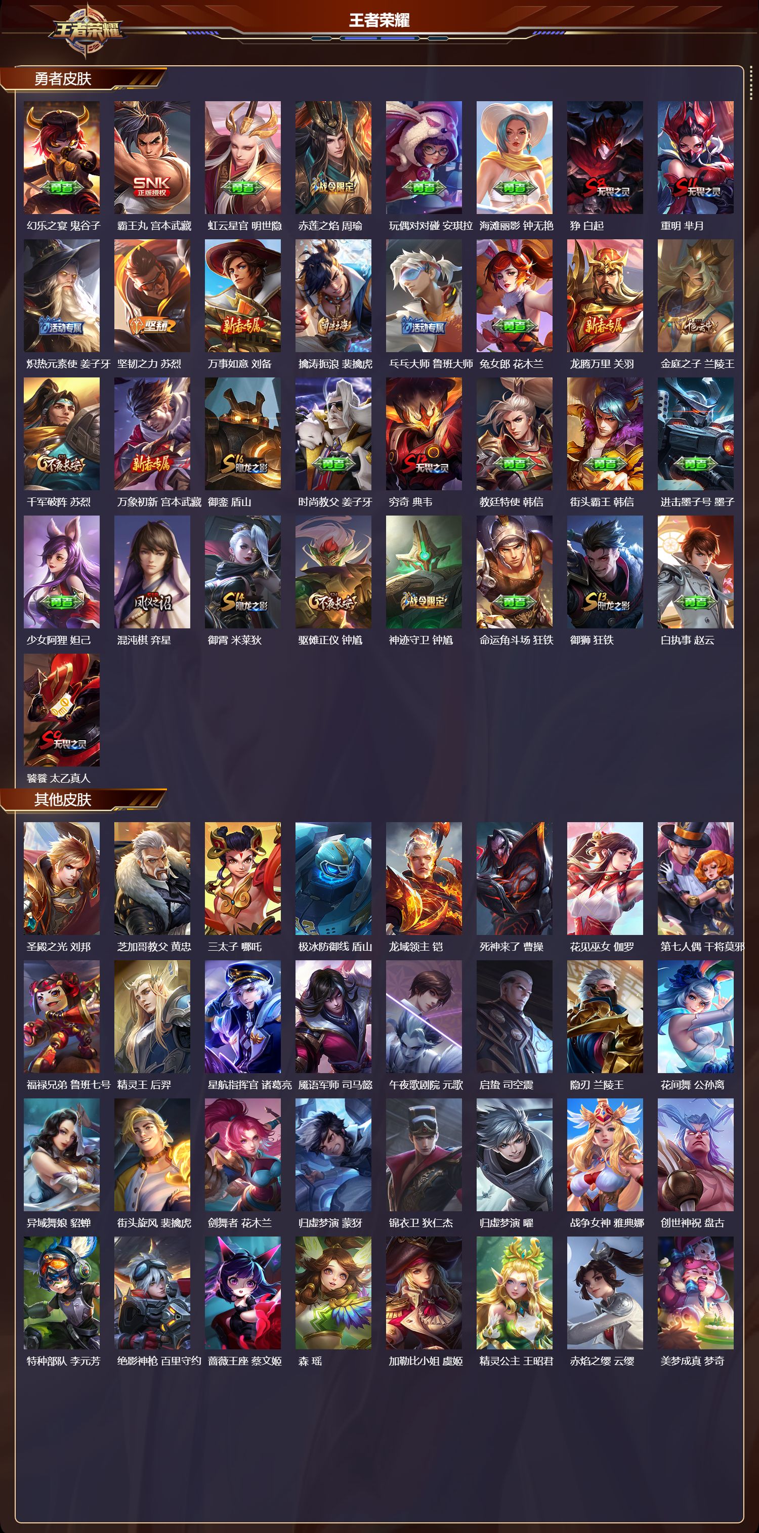 WZMK447265王者荣耀账号详情图3