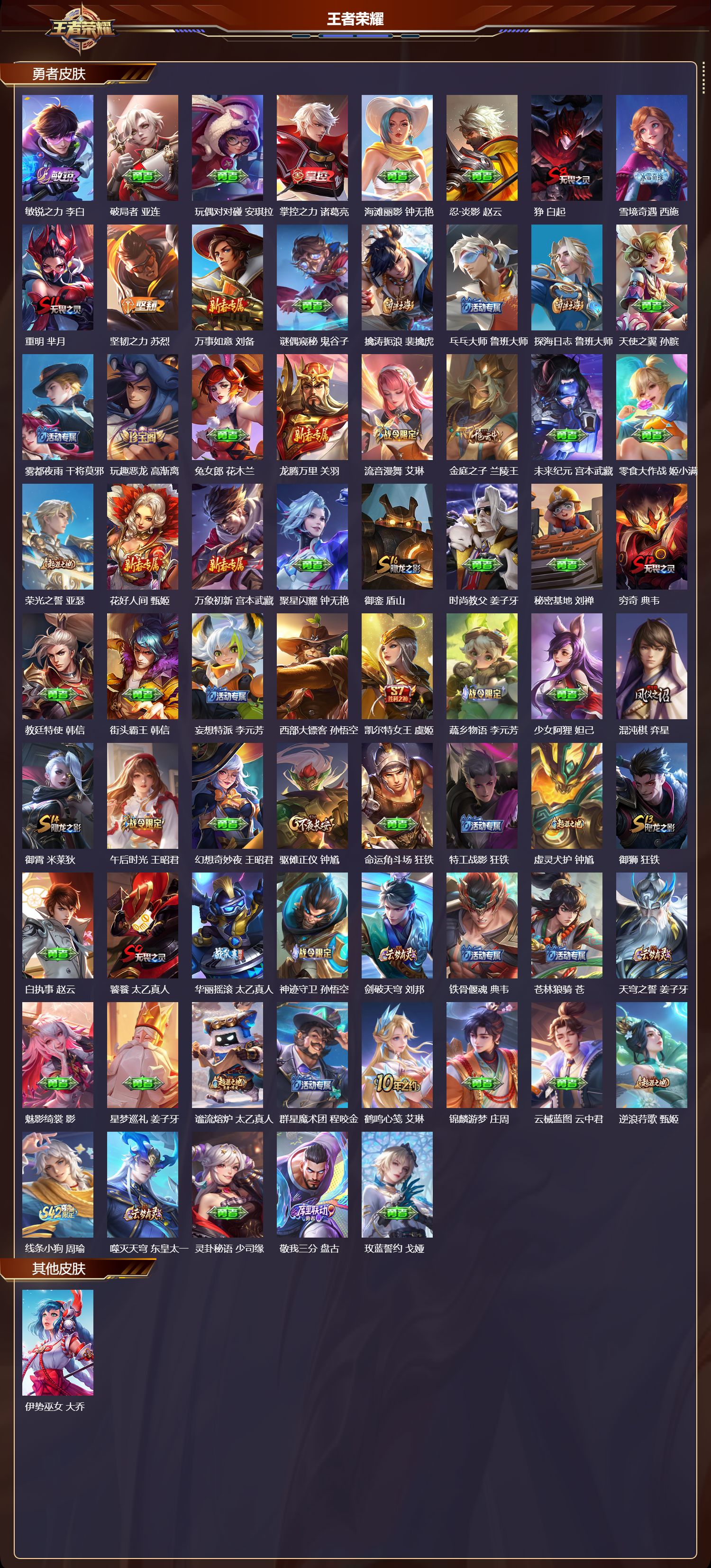 WZQM447284王者荣耀账号详情图6