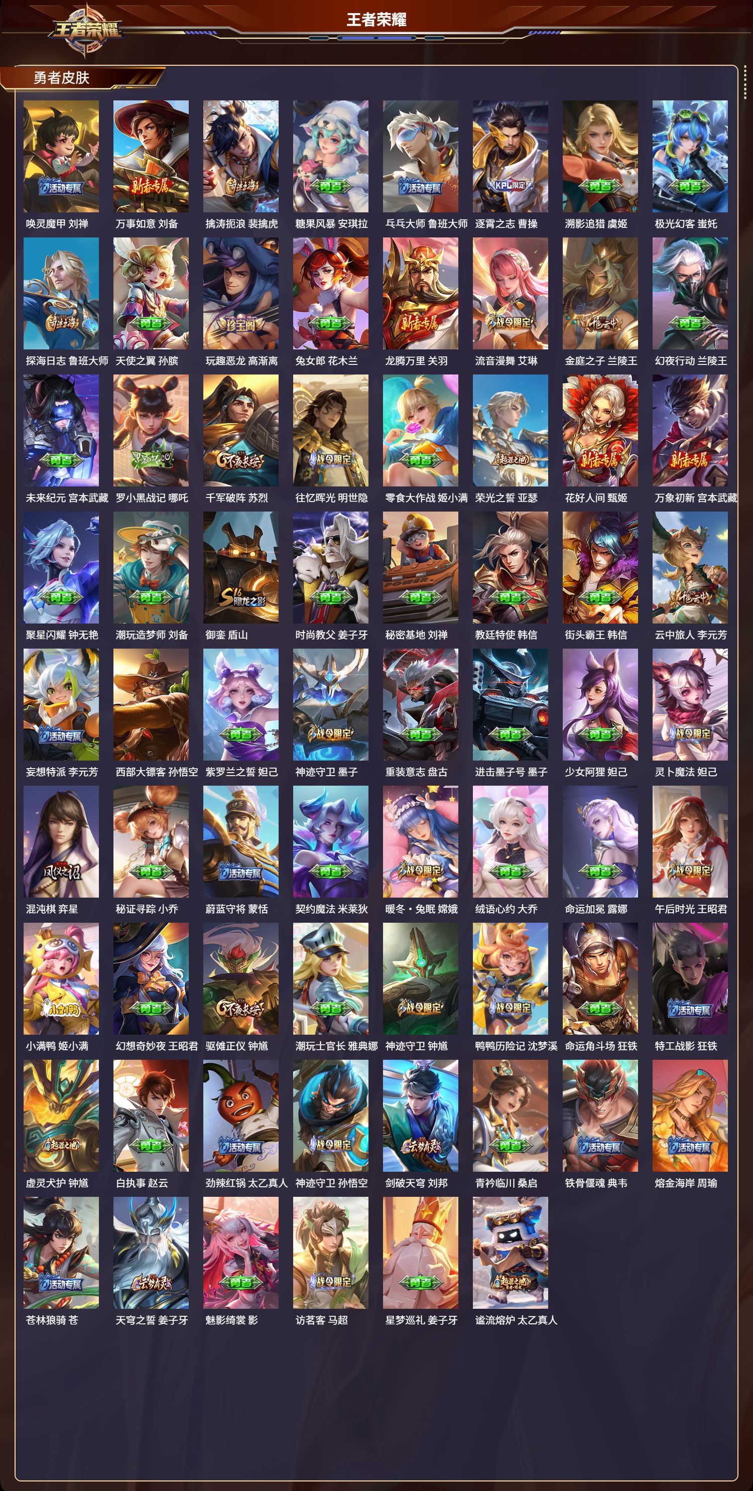 WZLX4221254王者荣耀账号详情图6