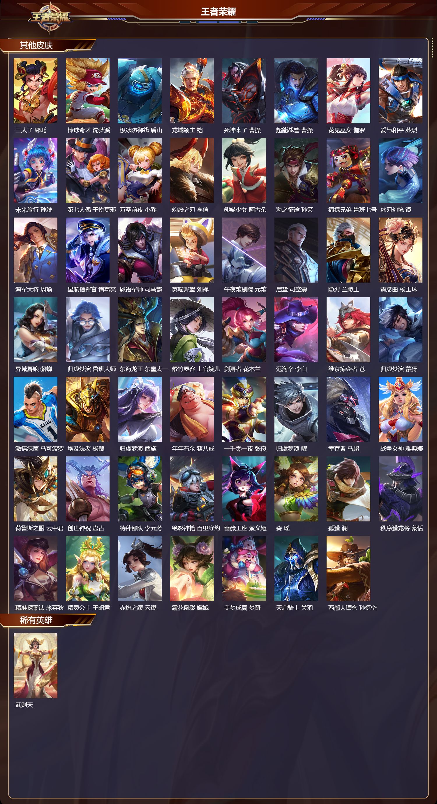 WZQM447282王者荣耀账号详情图6