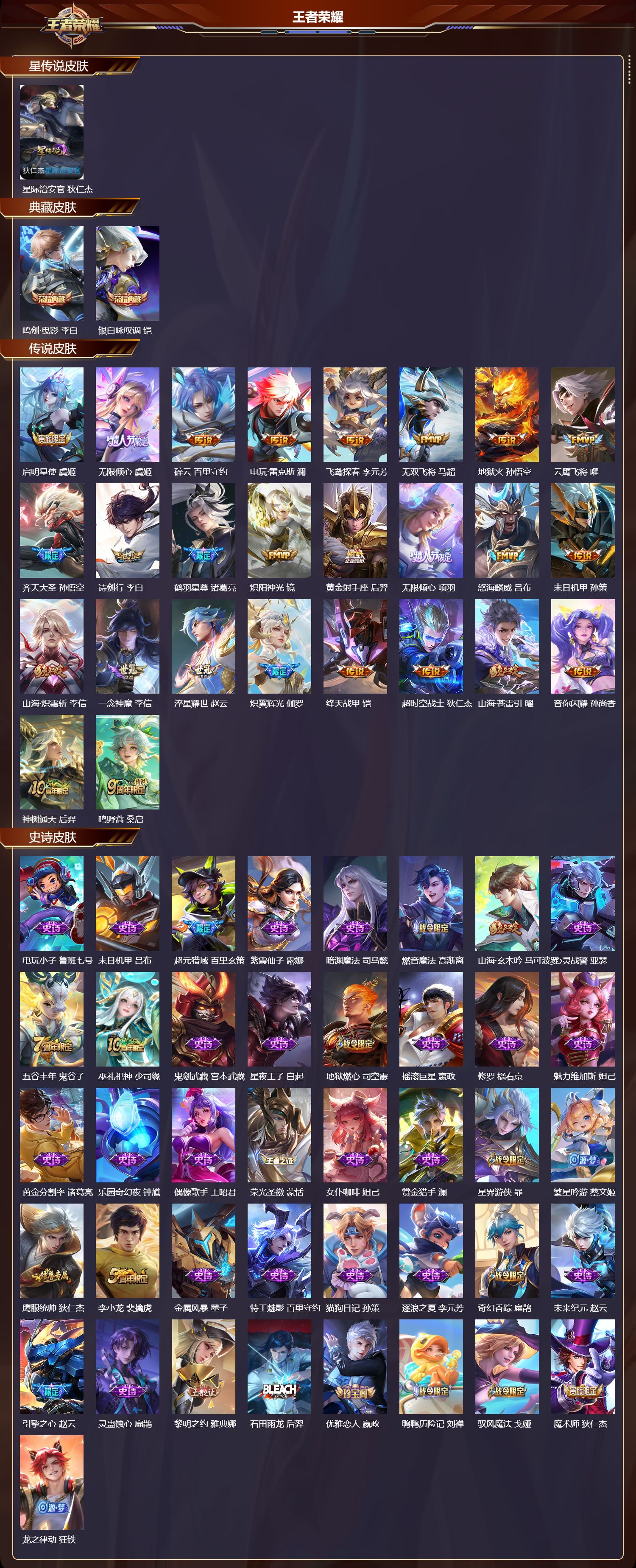 WZMK447297王者荣耀账号详情图2