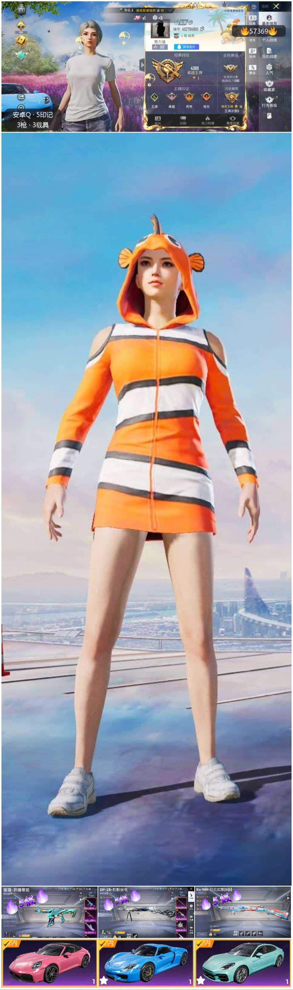 HPSJ424883和平精英账号详情图3