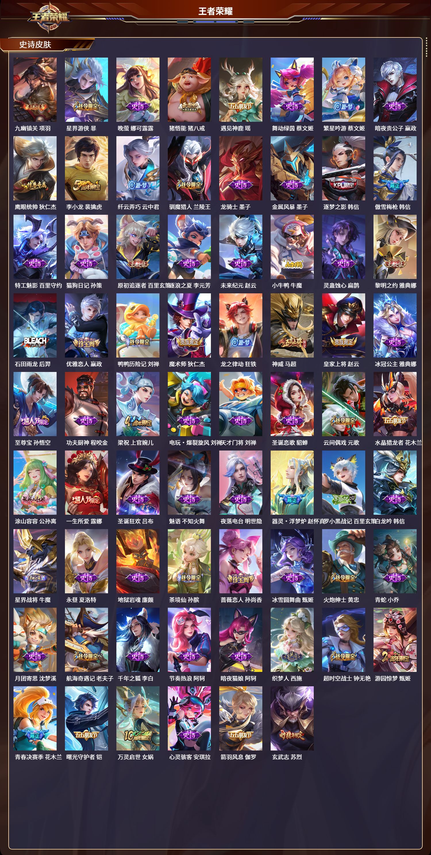 WZCMW450086王者荣耀账号详情图5