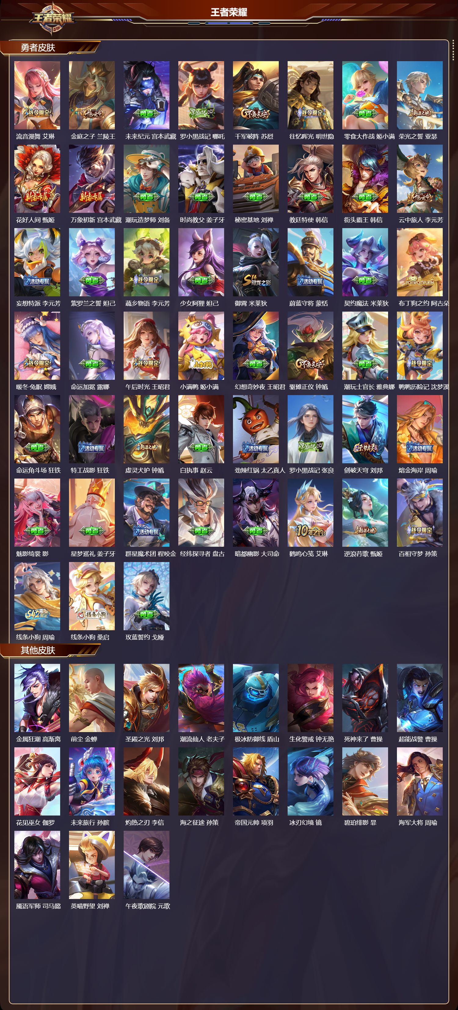 WZQM451434王者荣耀账号详情图6