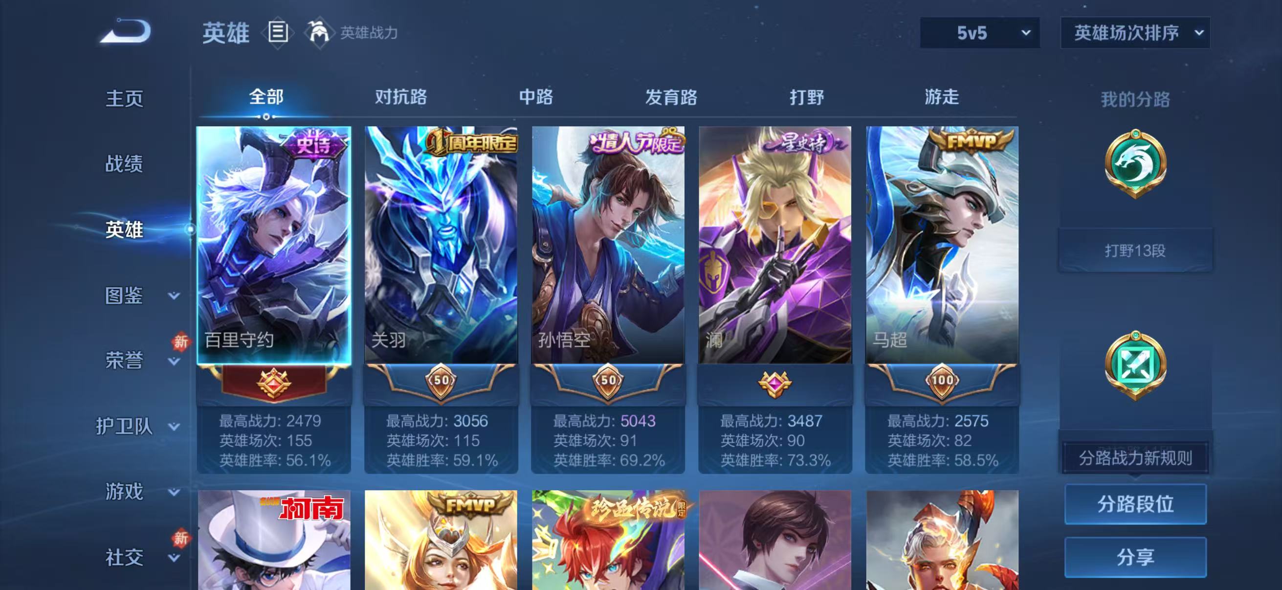 WZCMW447738王者荣耀账号详情图5