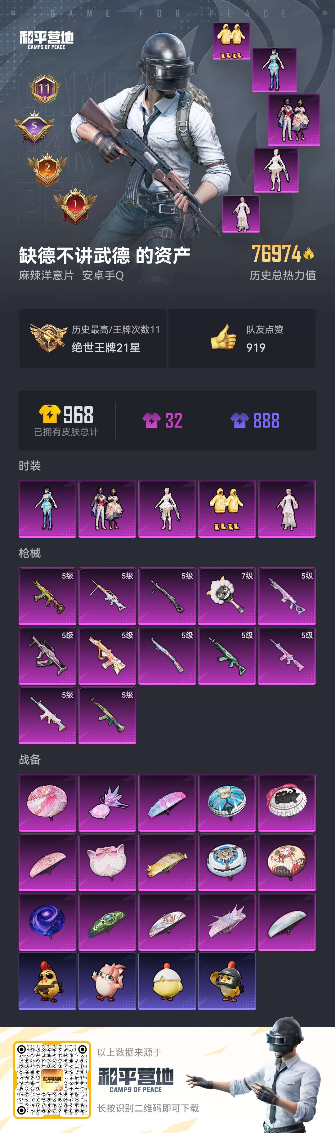 HPCMW430346和平精英账号详情图2