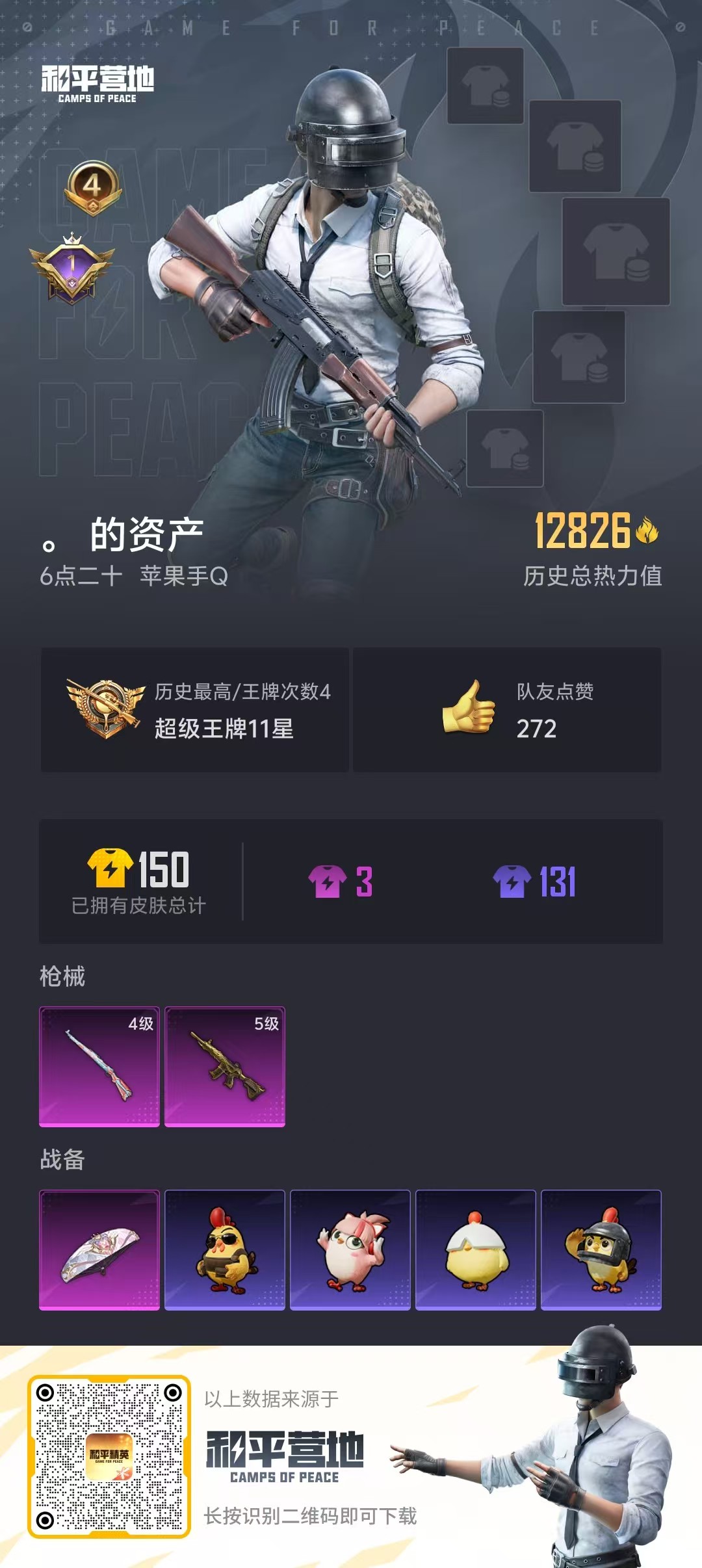 HPCMW425995和平精英账号详情图3